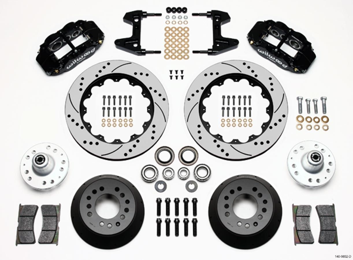 WILWOODBrake Kit Front 74-78 Pinto / Mustang Drilled