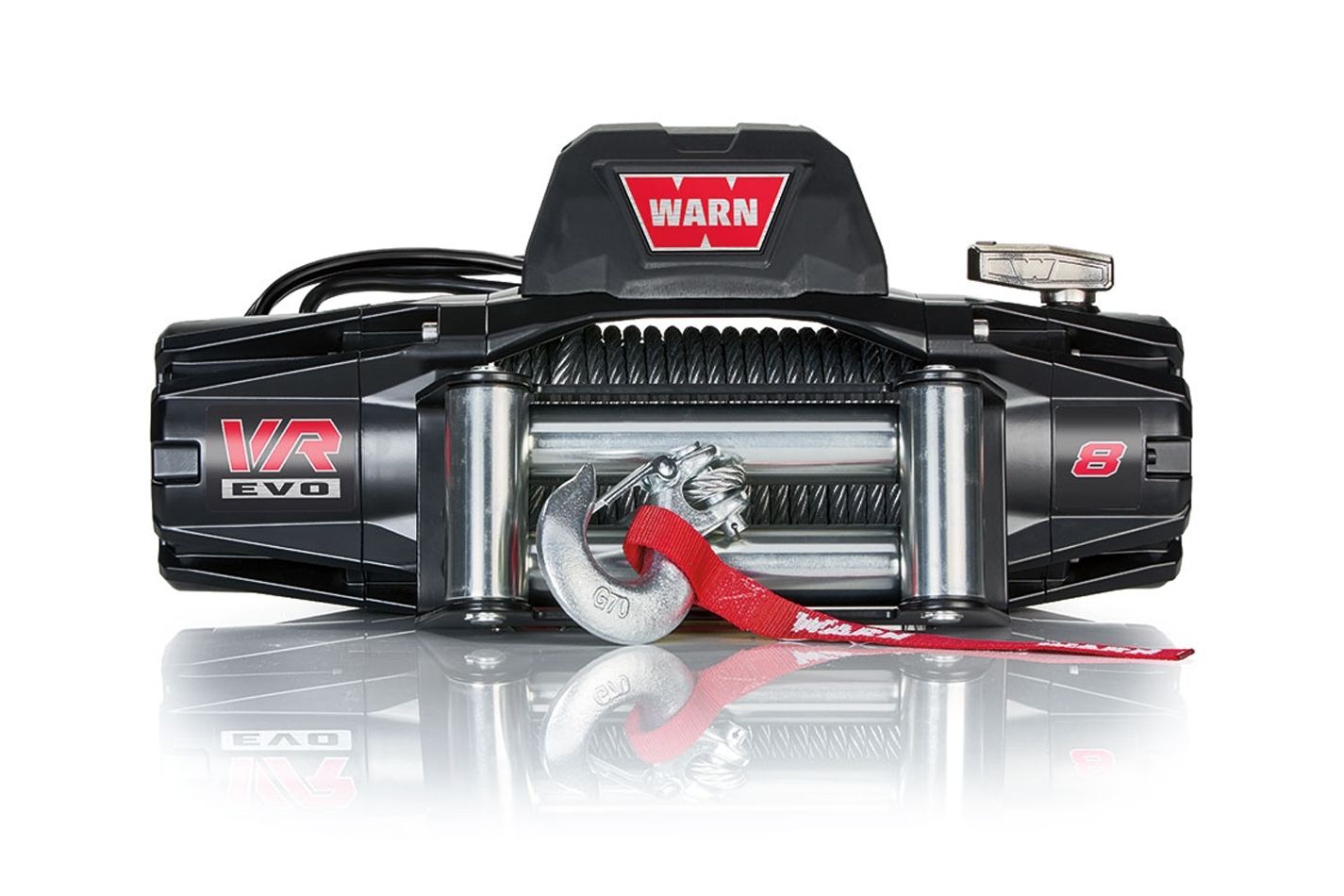WARNVR EVO 8 Winch 8000# Wire Rope