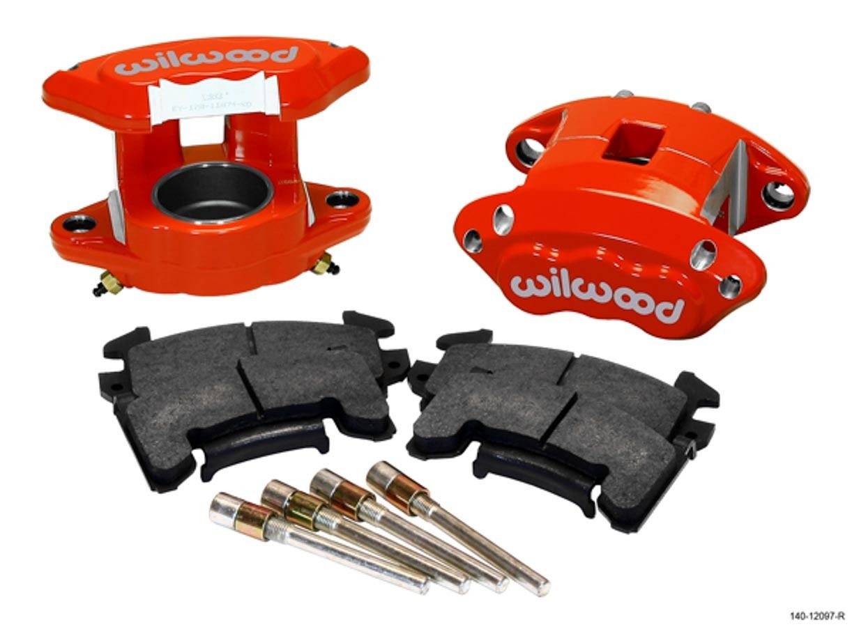 WILWOODFront Caliper Kit D154 / Metric GM Red w/Pads