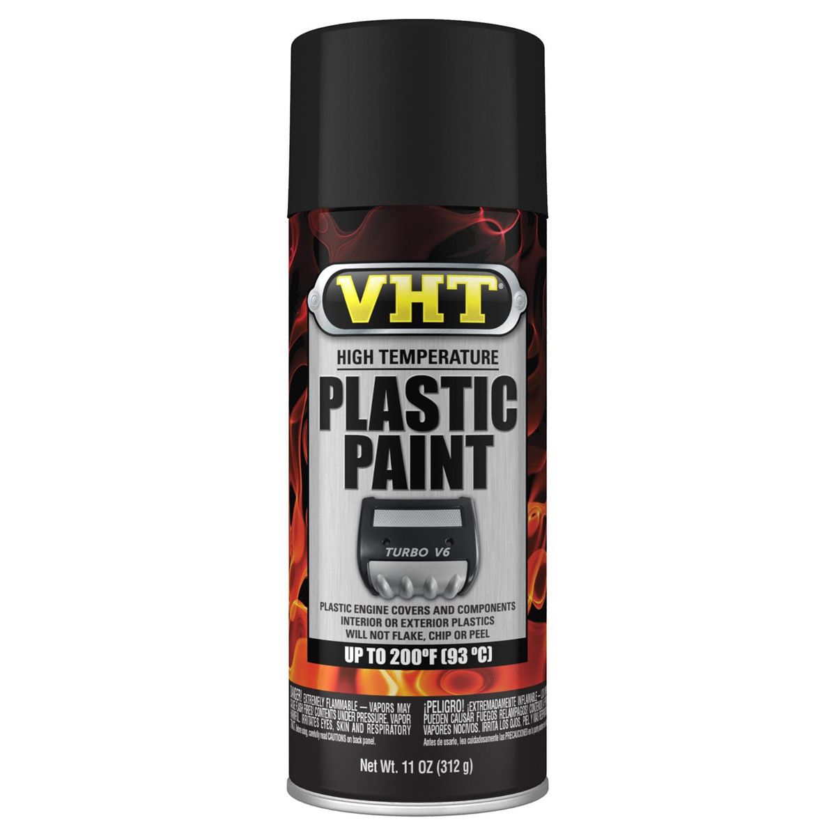VHTHigh Temperture Plastic Paint Matte Black 11oz.