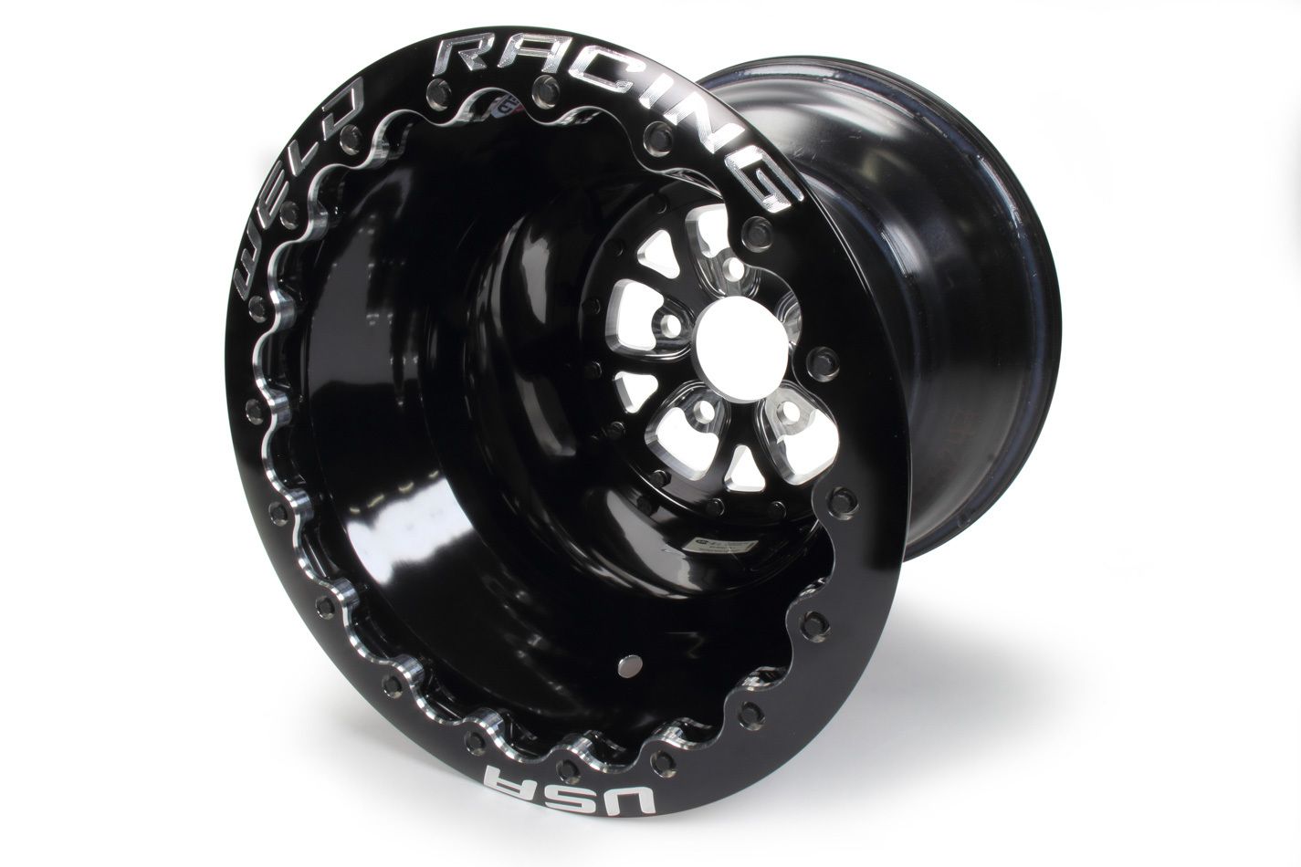 WELD RACINGV-Series Drag Wheel Blk 16x16 5x4.75 4.0 BS