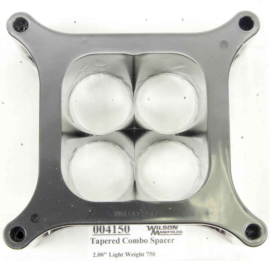 WILSON MANIFOLDSCarburetor Spacer - 4150 2in 4-Hole L/W Tapered