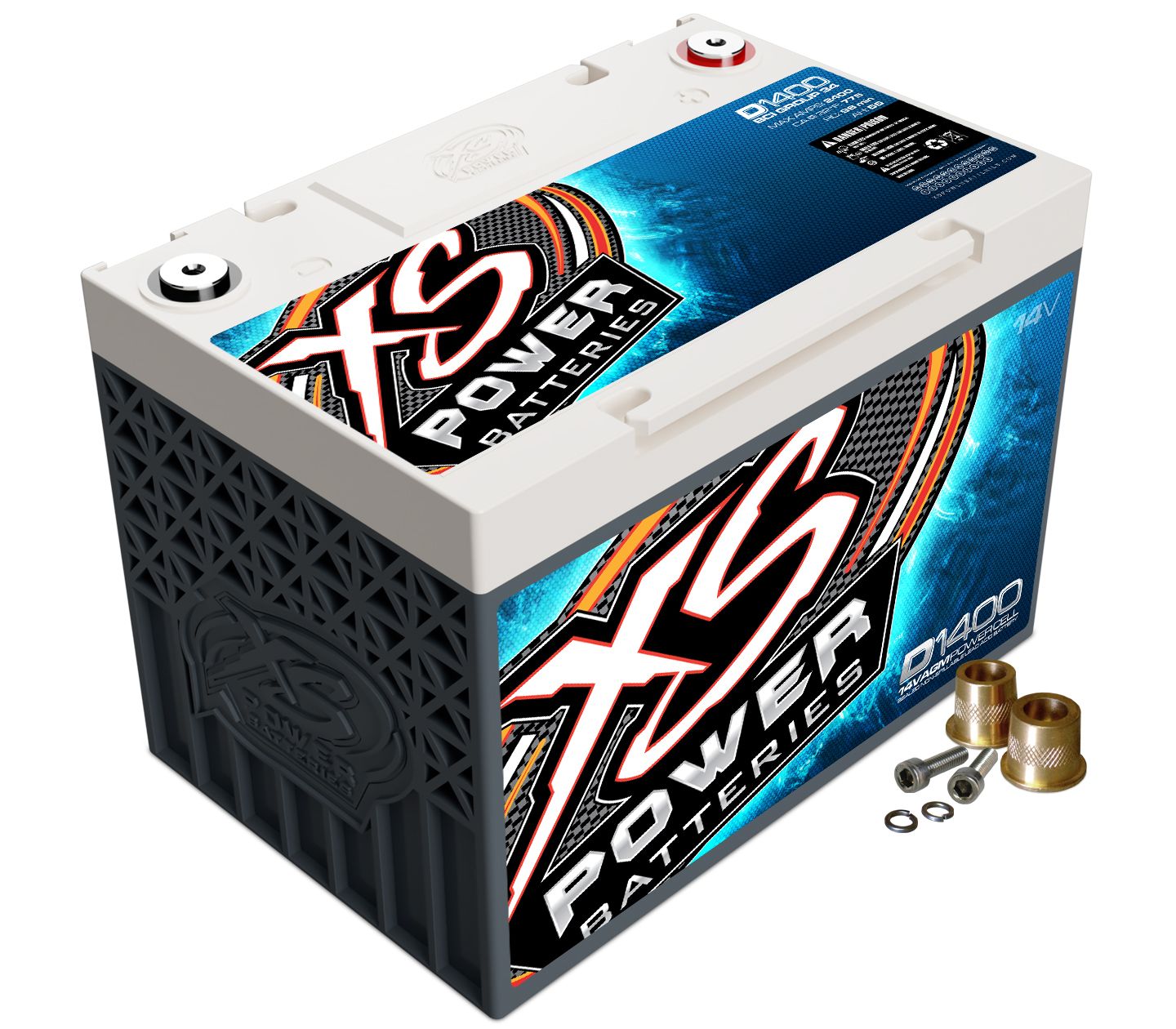 XS POWER BATTERYAGM Battery 14v 2 Post