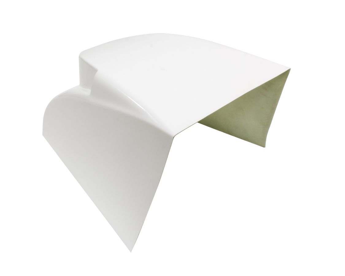 TRIPLE X RACE COMPONENTSMidget Hood Inside The Rail White
