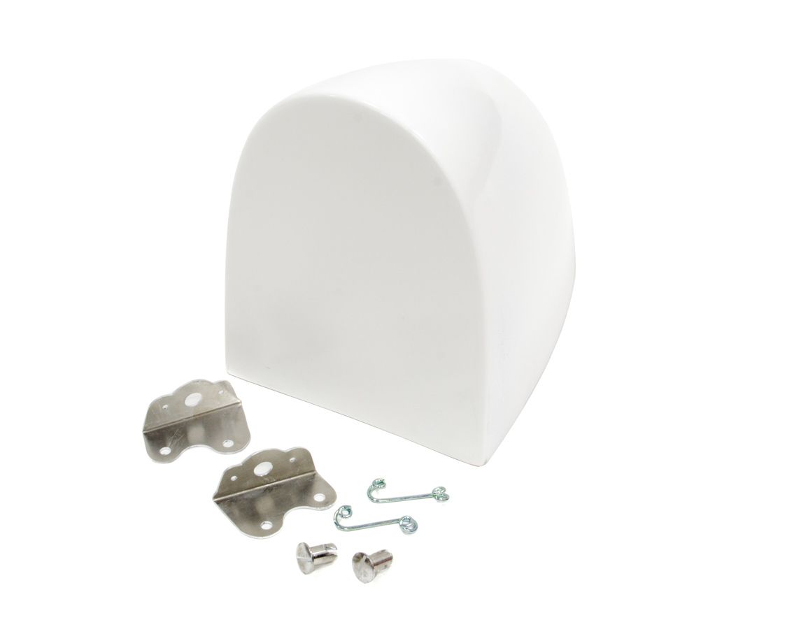 TRIPLE X RACE COMPONENTSAero Fuel Tank Cover White With Brackets