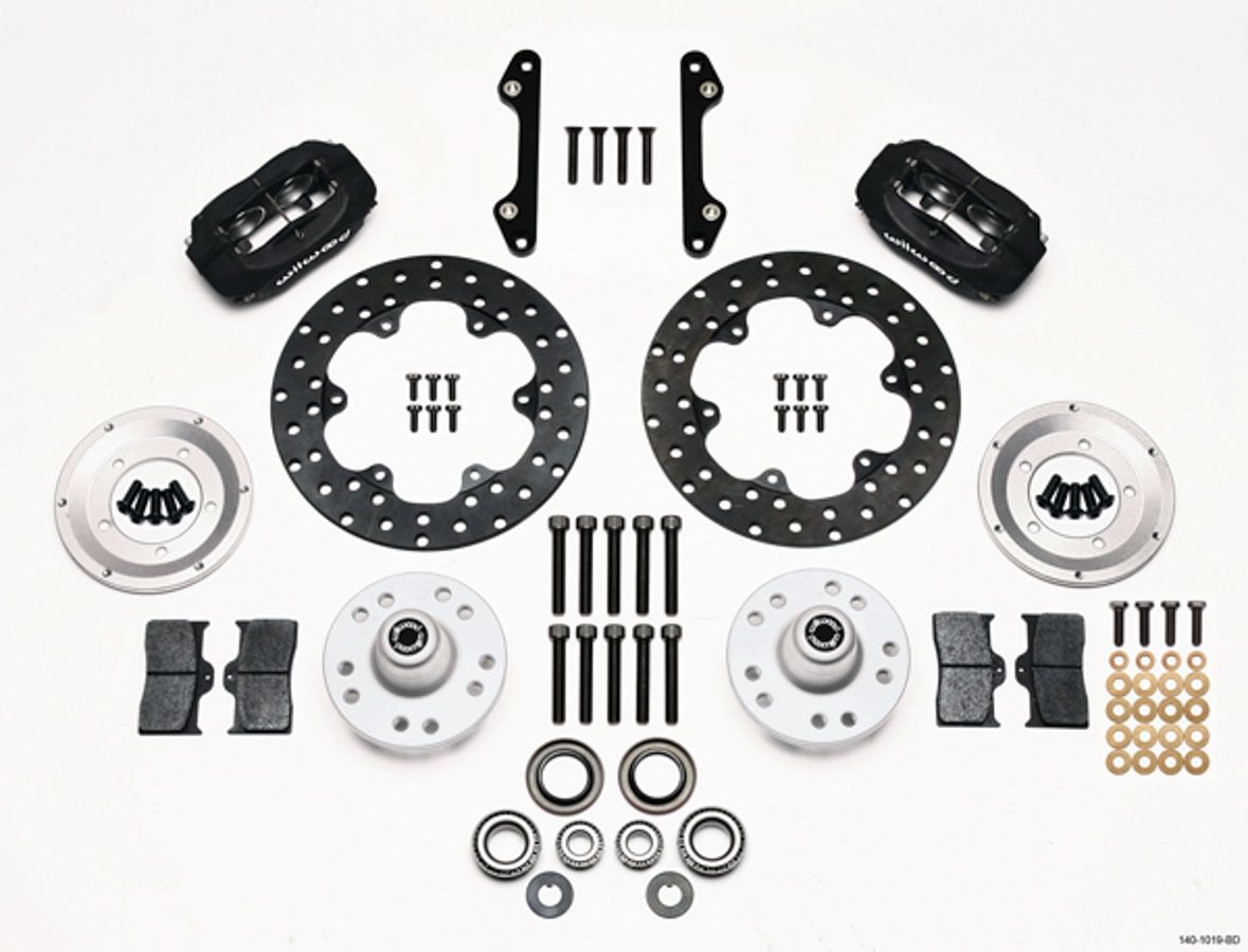 WILWOODMD Drag Front Brake Kit GM Drilled Rotors