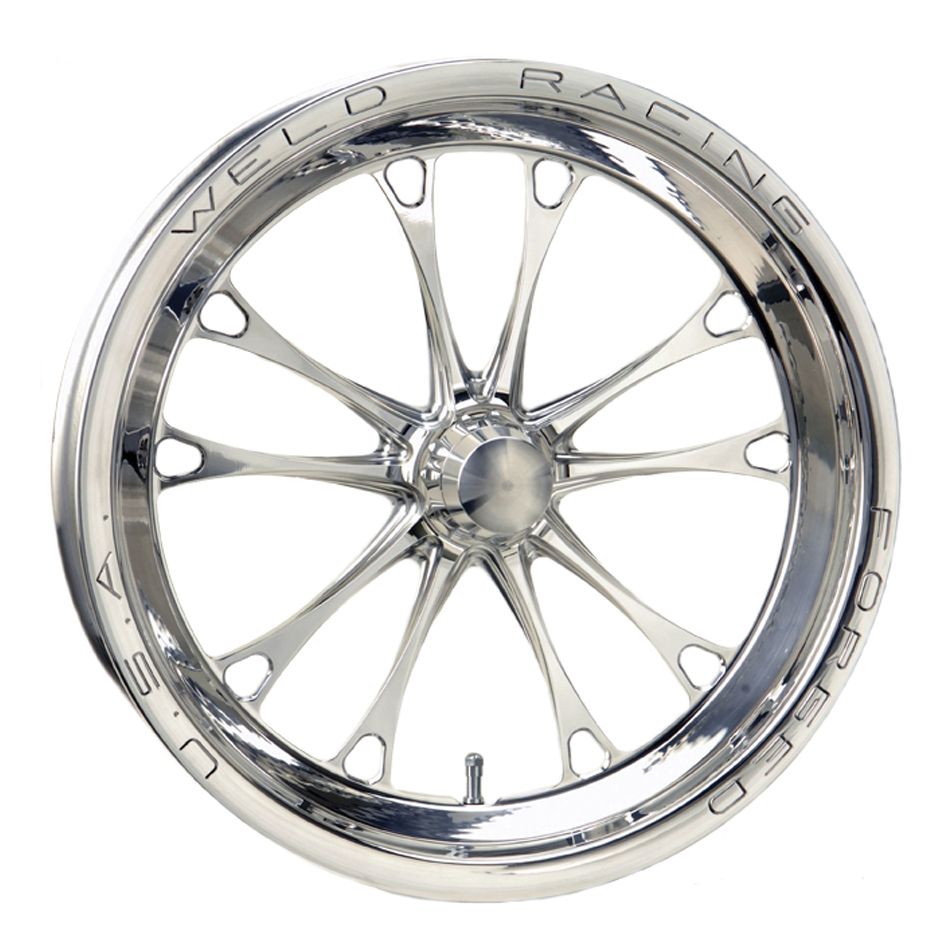 WELD RACINGV-Series Frnt Drag Wheel 1-PC 17x2.25 Polished
