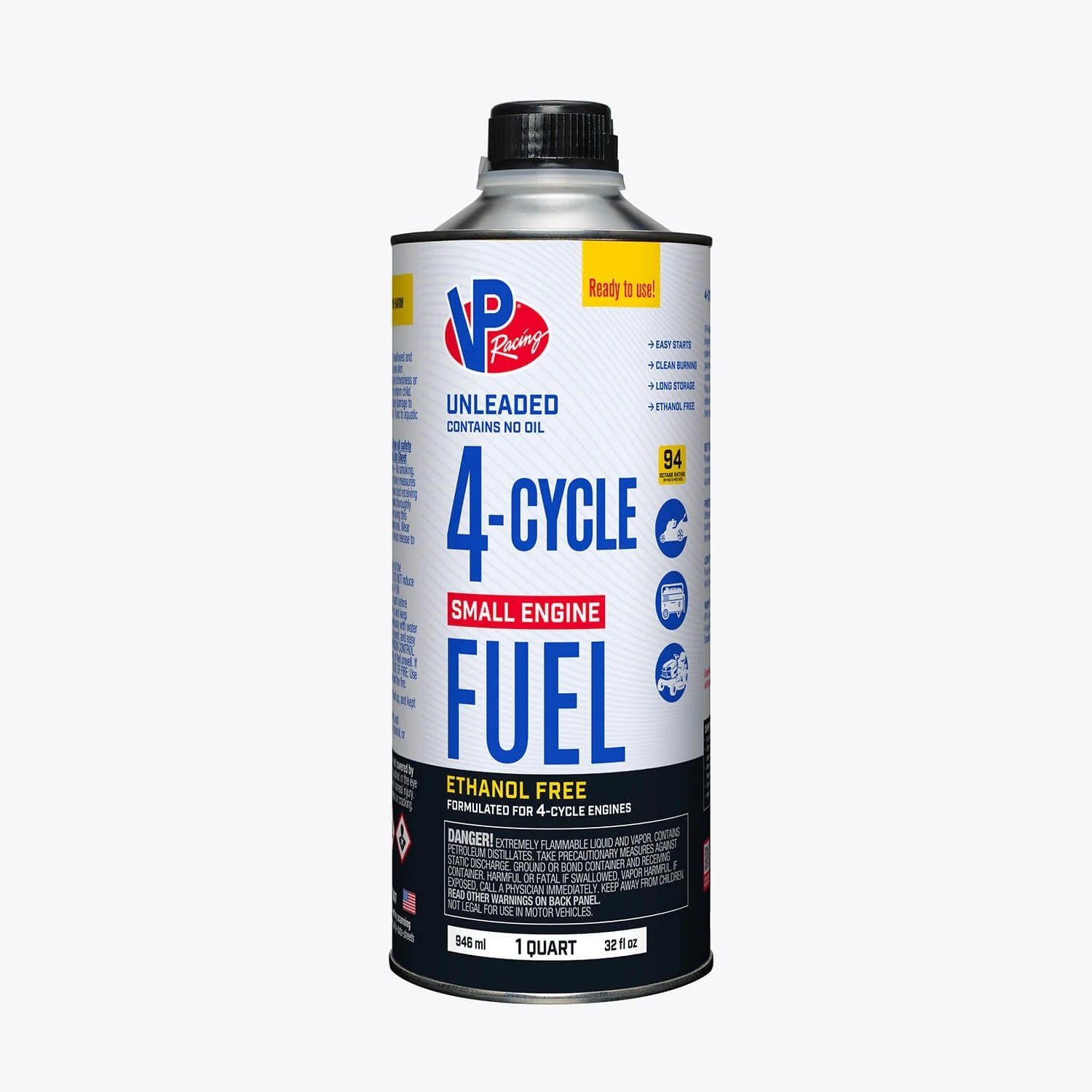 VP RACING4 Cycle Fuel 1qt Can