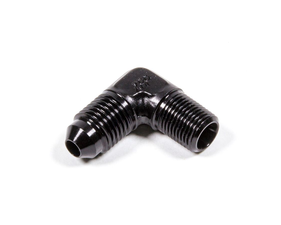 XRP-XTREME RACING PROD.Elbow 90 X #4 Flare X 1/8 NPT - Black
