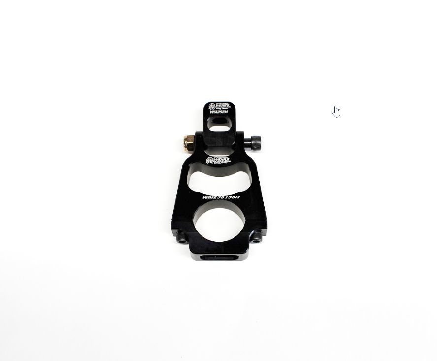 WEHRS MACHINEClamp on Hood Pin Mount Hinged 1-1/4 x 4-1/2in