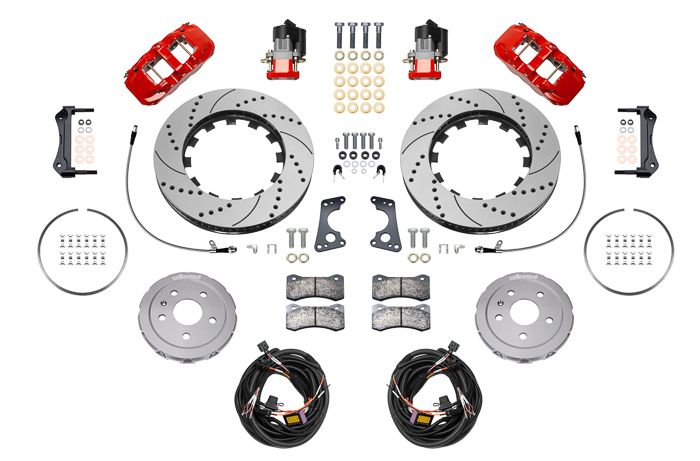 WILWOODBrake Kit Rear Corvetee C8 Aerolite 4R Drilled