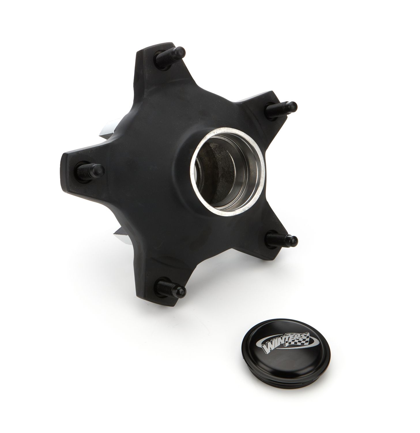 WINTERSHub Front Wide 5 Black Cap