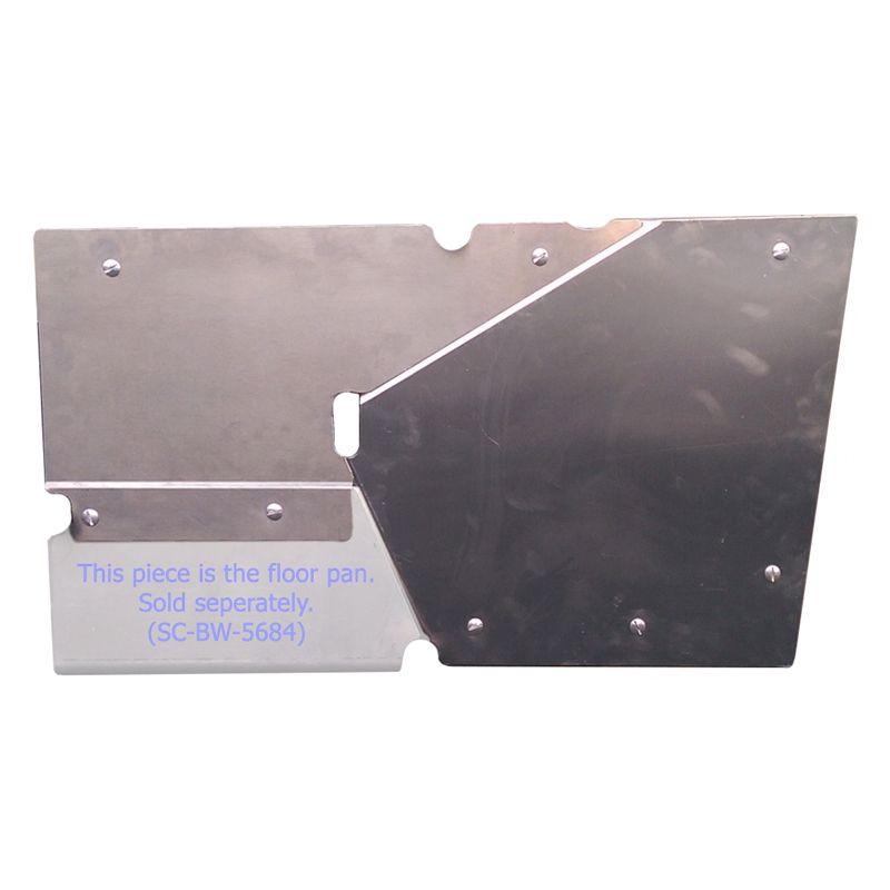 TRIPLE X RACE COMPONENTSSprint Car Kick Panel LH Quick Access Alum