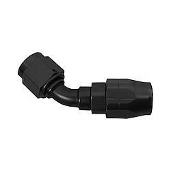 XRP-XTREME RACING PROD.#12 45 Deg Double Swivel Hose End Black