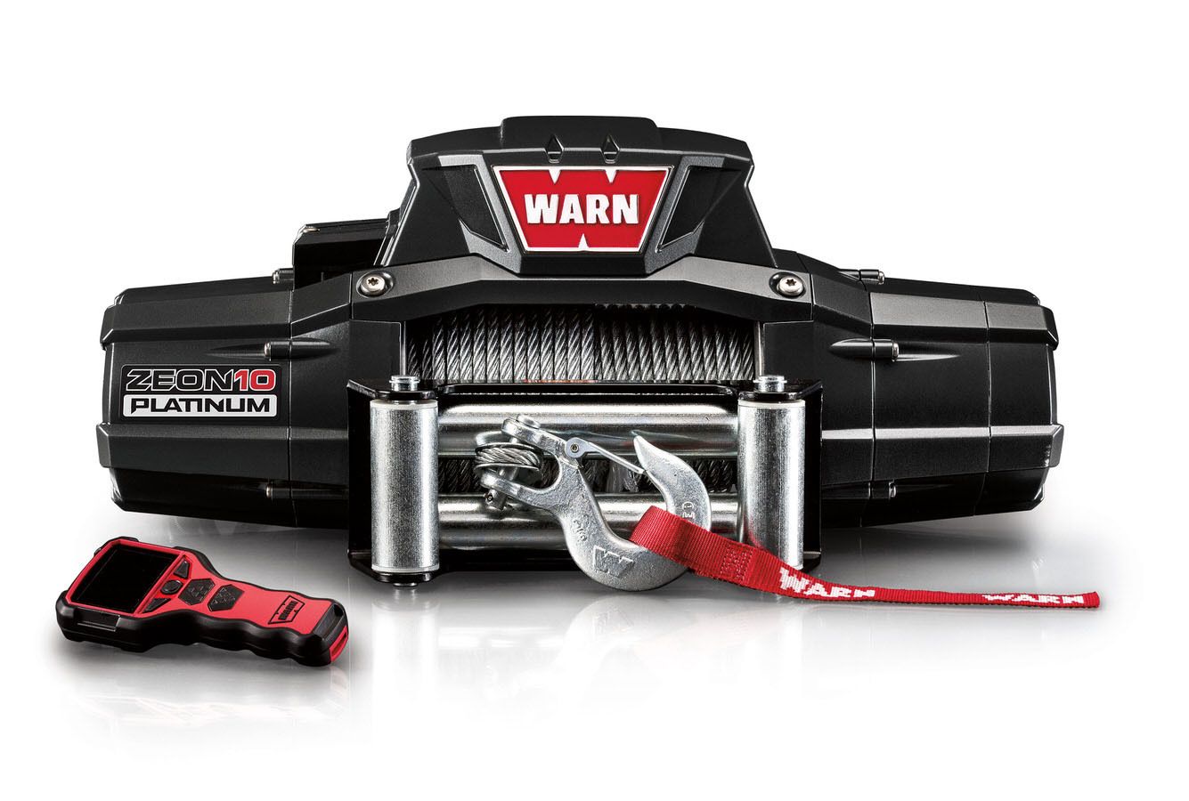 WARNZEON 10 Platinum 10000lb Winch w/Wire Rope Roller