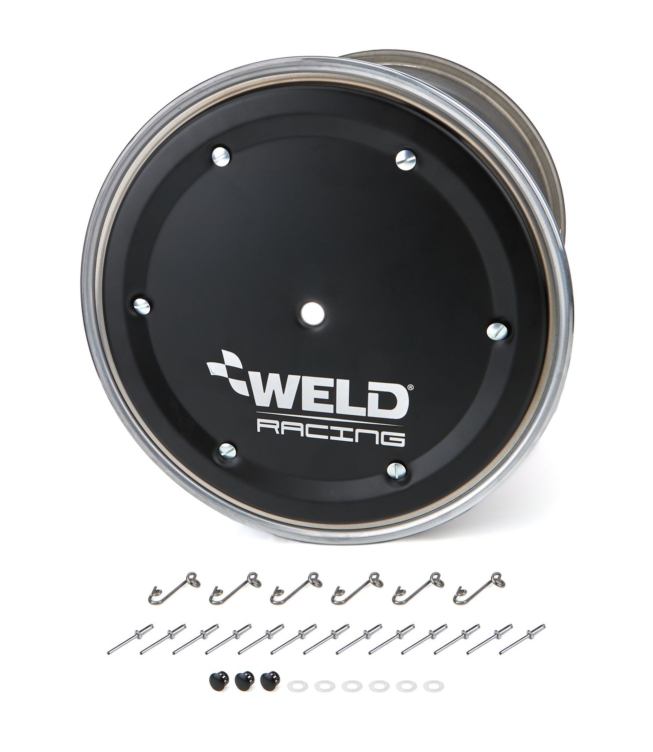 WELD RACING15x14 Wide 5 XL 5in BS w/Black Cover No-Loc