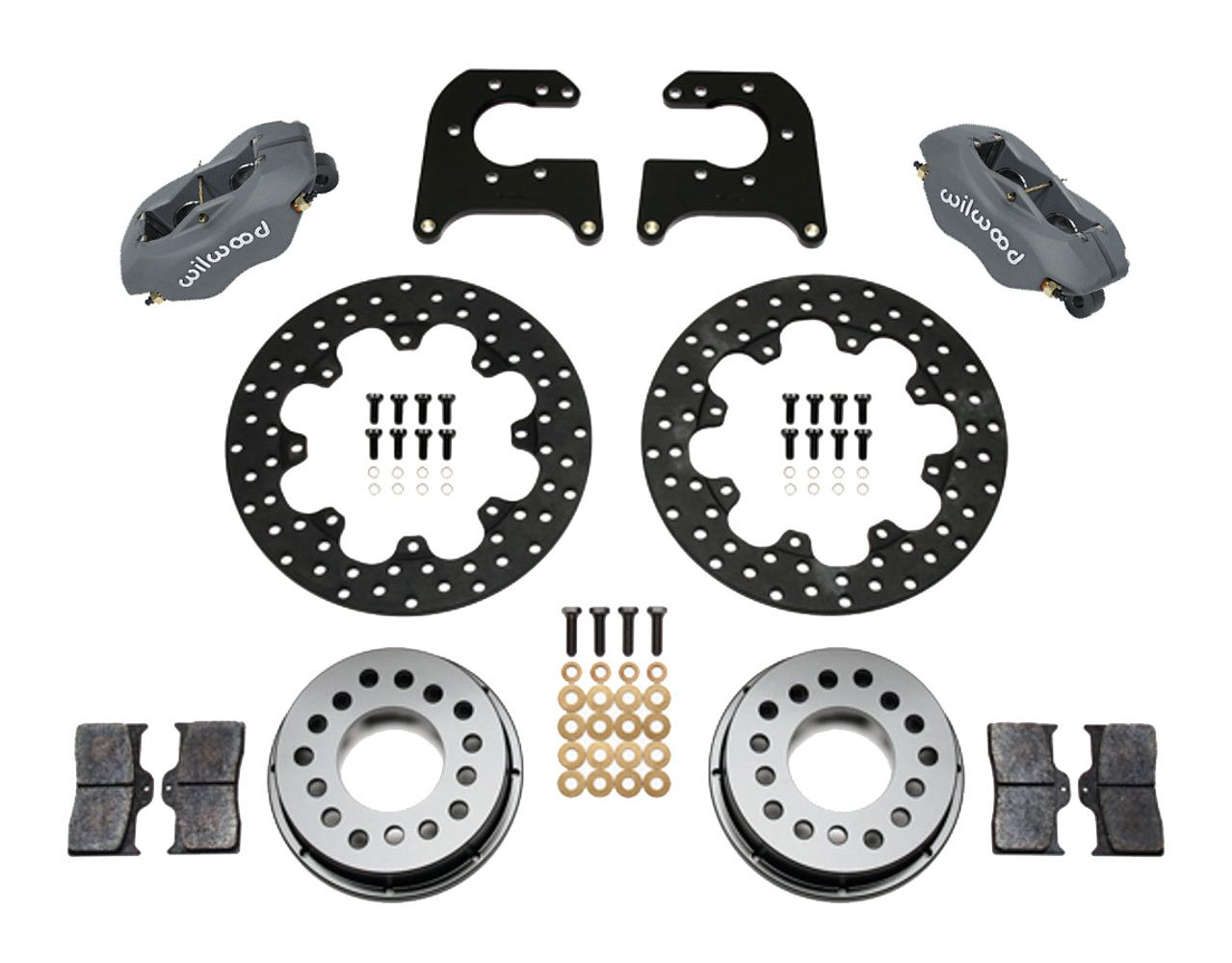 WILWOODD/L Drag Rear Brake Kit Big Ford 2.36in