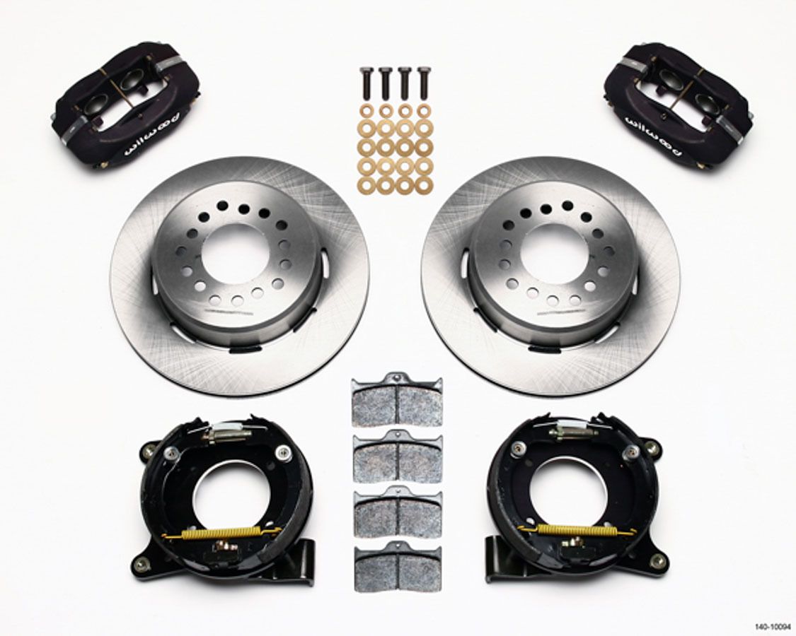 WILWOOD63-87 GM C10 P/U Rear Brake Kit Black Caliper