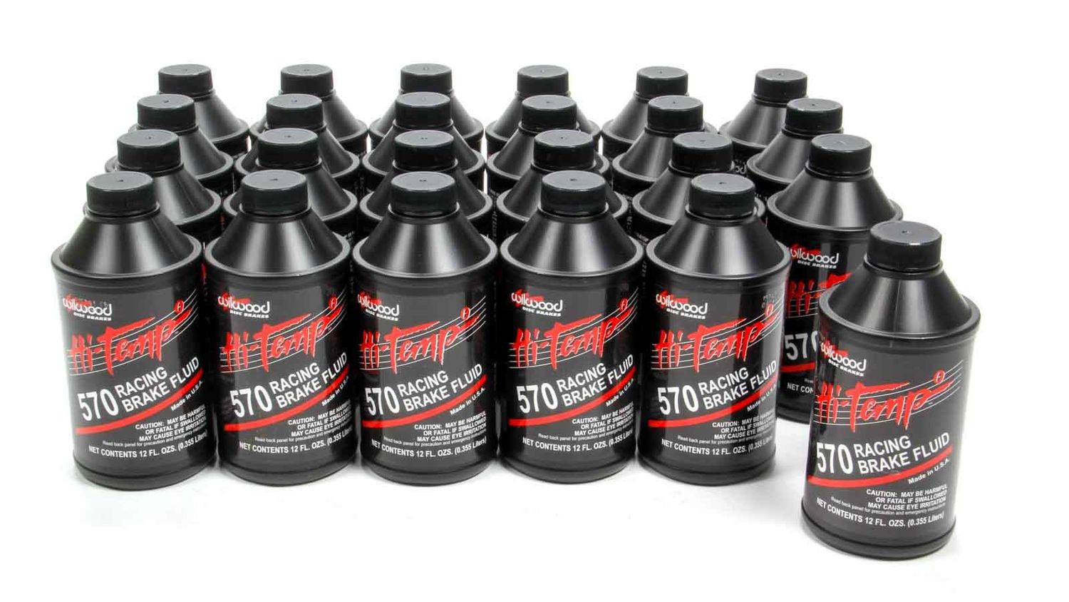 WILWOODBrake Fluid 570 Temp Case (24) 12oz