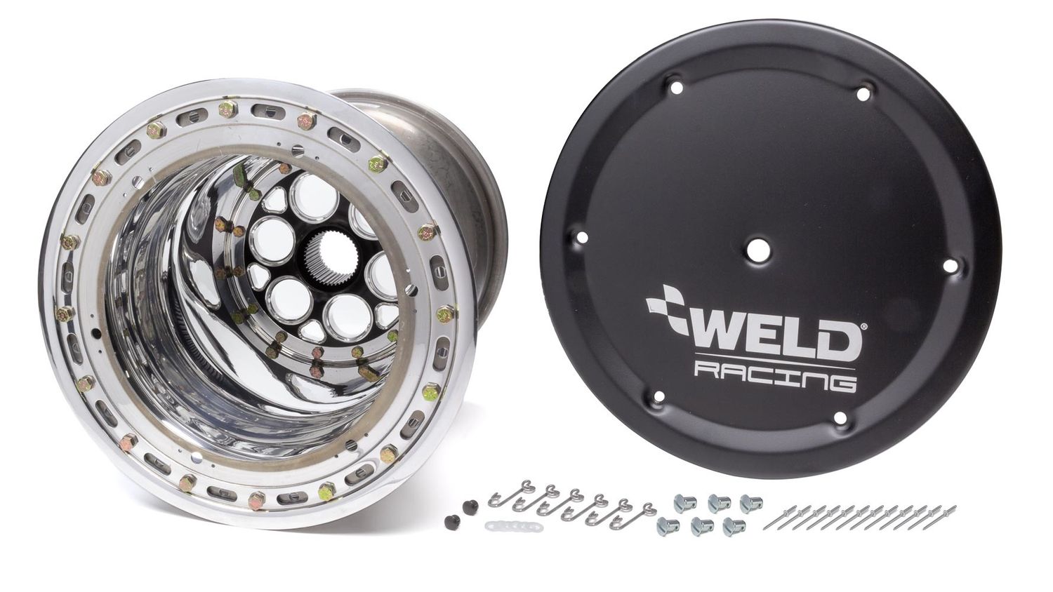 WELD RACING15x18 42 Spline 4in BS Bead-Loc w/Cover