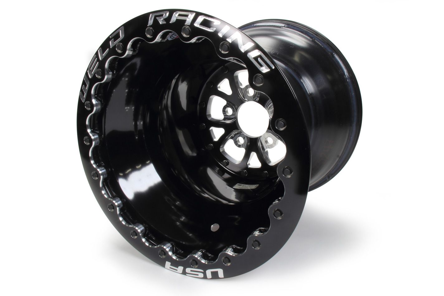 WELD RACINGV-Series Drag Wheel Blk 16x16 5x4.75 5.0 BS