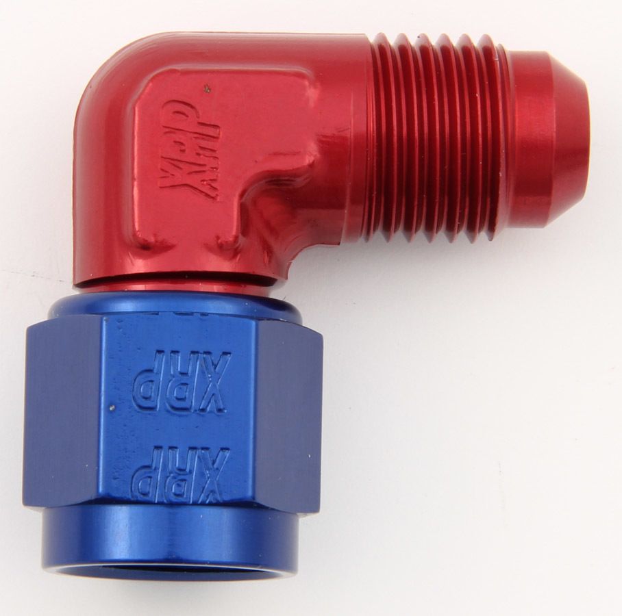 XRP-XTREME RACING PROD.#8 90 Deg Fem Swivel to Male Flr Forged Fitting