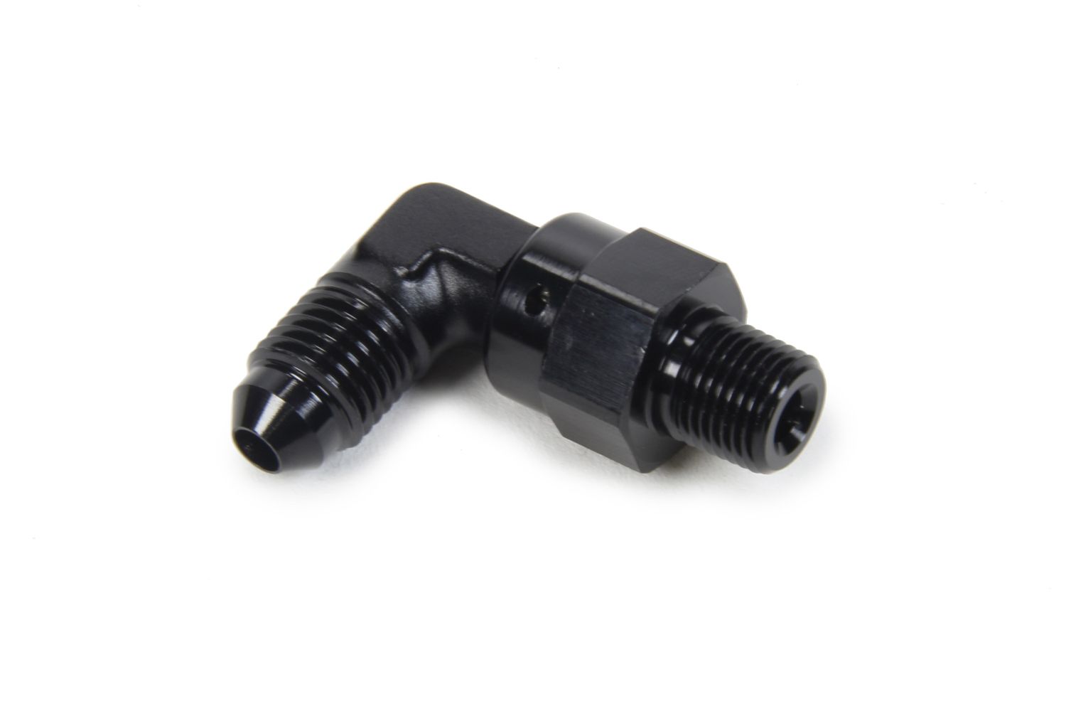 TRIPLE X RACE COMPONENTS AN to NPT Swivel 90 Deg #4 x 1/8