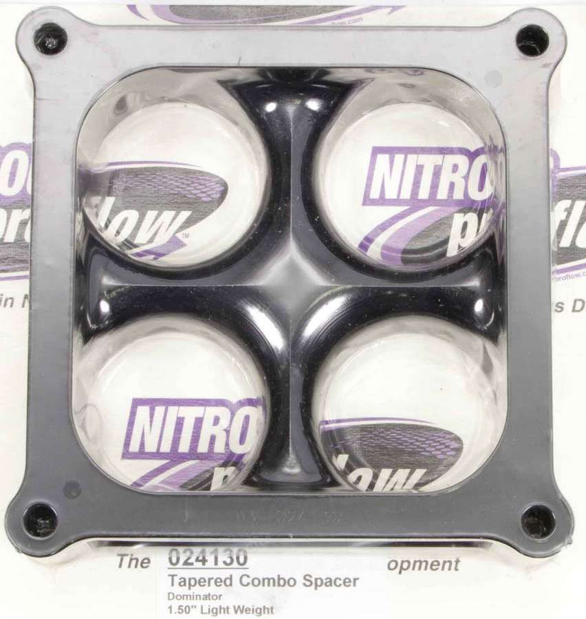 WILSON MANIFOLDSCarburetor Spacer - 4500 1.5in 4-Hole L/W Tapered