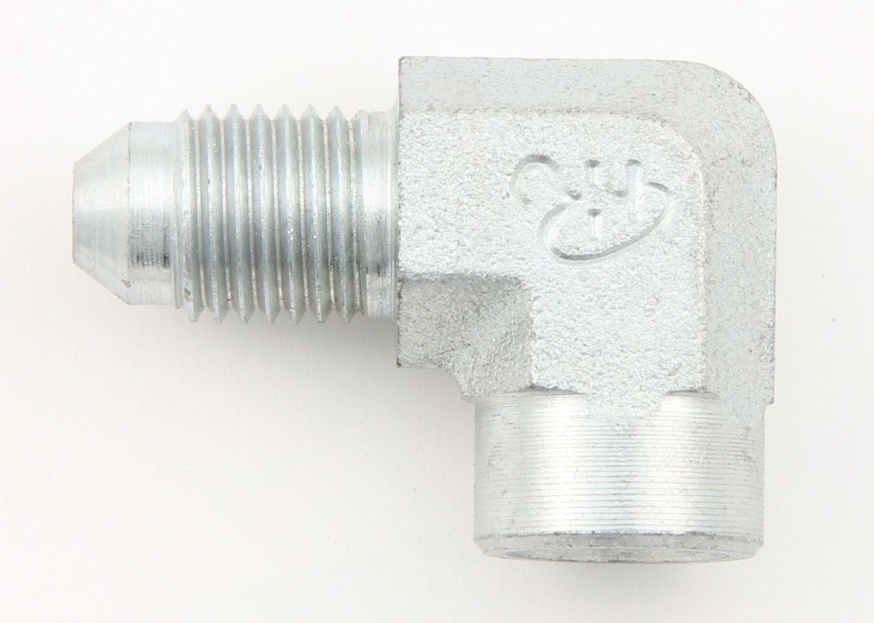 XRP-XTREME RACING PROD.#4 to 1/8 NPT 90 Deg Gauge Adapter
