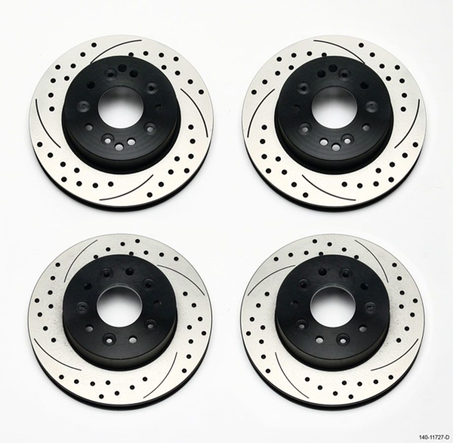 WILWOODRotor Kit Frt & Rear C2 C3 Corvette 1PC Rotor