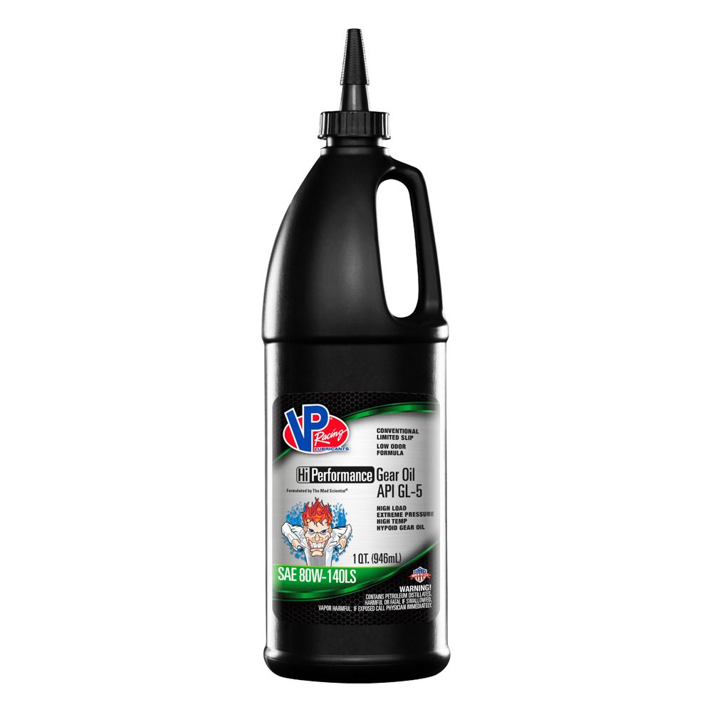 VP RACINGVP GL-5 80w140 Gear Oil Hi-Perf 1 Qt