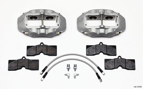 WILWOODFront Brake Kit 65-82 Corvette Clear Anodized