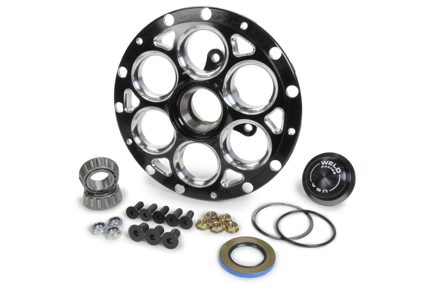 WELD RACINGHub L/W 13/15 Straight Shaft w/3 Lug Rotor Mnt