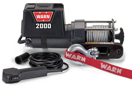 WARNDC2000 Winch 2000lb w/Hawse Fairlead