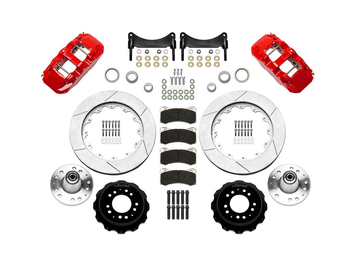 WILWOODBrake Kit Front 80-87 GM G-Body Aero 6 Red