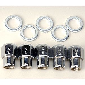 WELD RACING12mm x 1.5 Lug Nuts w/ Centered Washers (5pk)