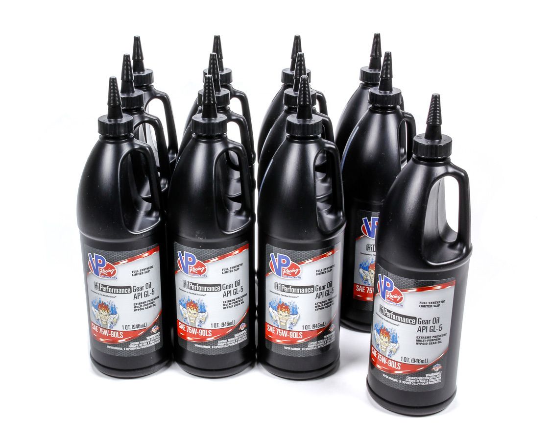 VP RACINGVP 75w90 HI-Perf Gear Oil GL-5 32oz (Case 12)