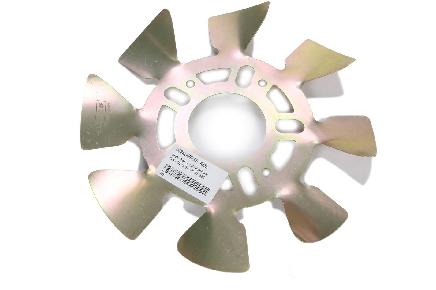 ULTRA COOL BRAKE FANSBrake Fan - LH Aluminum 5x4-1/2 to 5-1/8 w/ .625