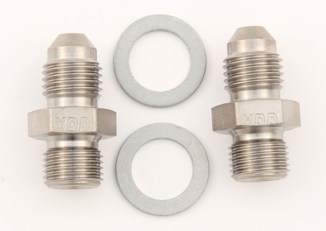 XRP-XTREME RACING PROD.7/16-20 to #3 Stl Crush Washer Seal Adapter (Pr)