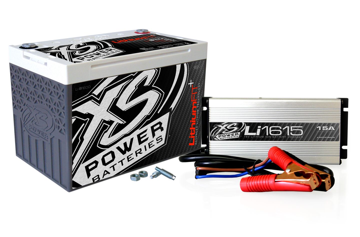 XS POWER BATTERY16Volt Lithium Battery Charger Combo Kit