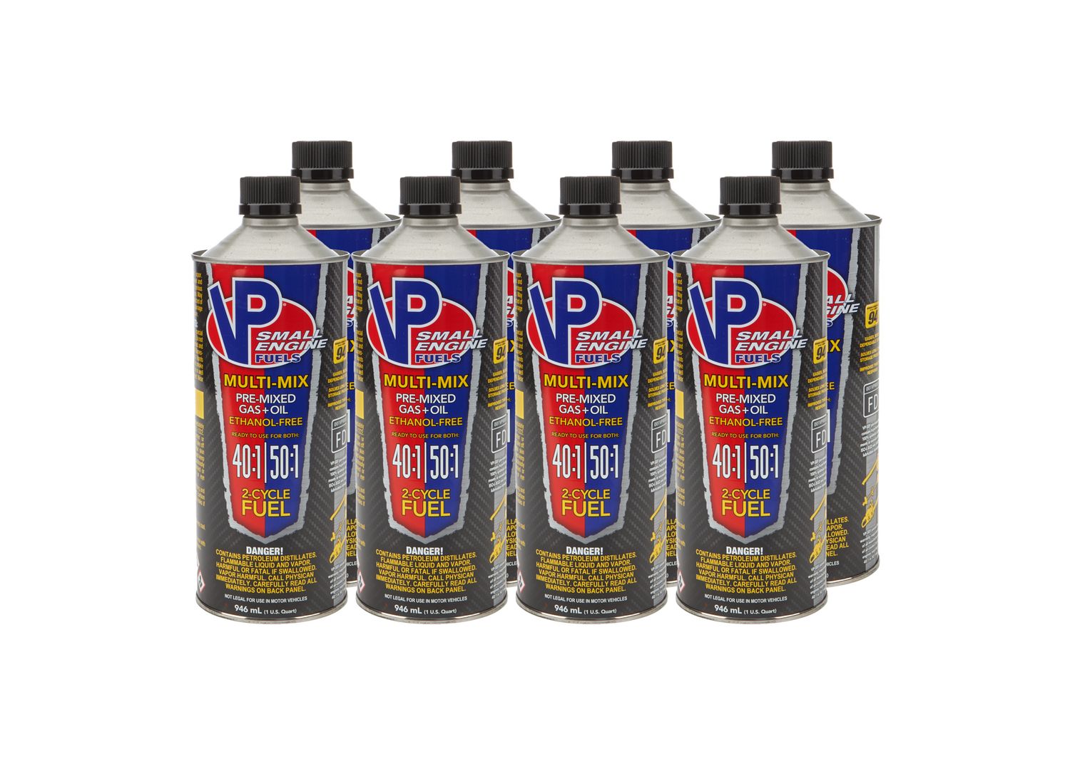 VP RACINGMulti-Mix 40:1/50:1 Pre-Mix 1qt Cans Case/8