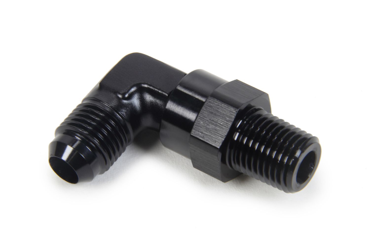 TRIPLE X RACE COMPONENTSAN to NPT Swivel 90 Deg #6 x 1/4