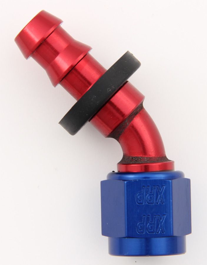 XRP-XTREME RACING PROD.#6 45 Deg Push-On Hose End