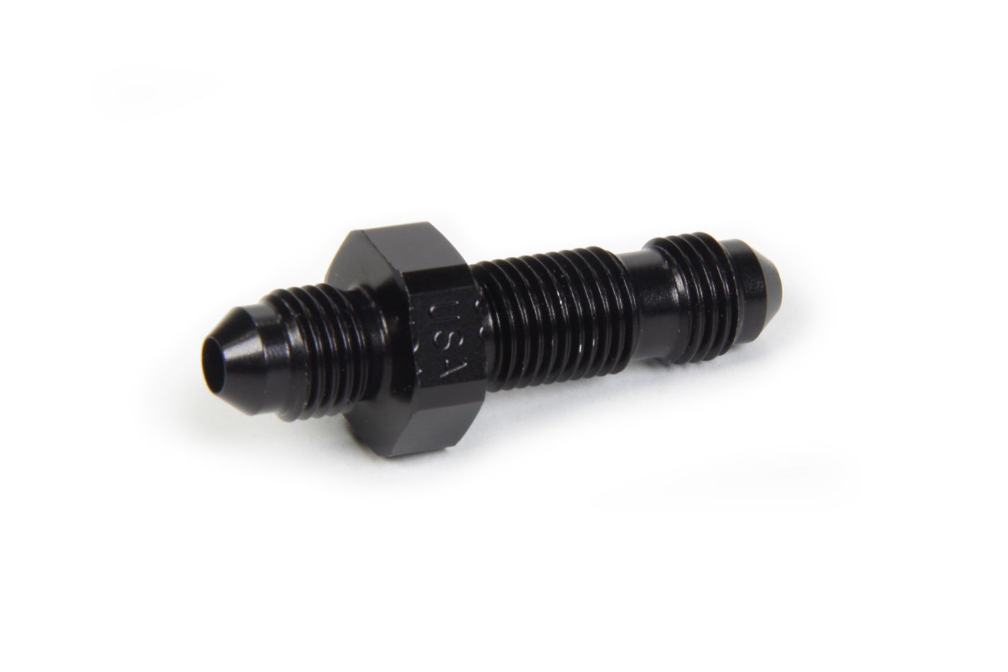 XRP-XTREME RACING PROD.4an Male Union Bulkhead Fitting - Black