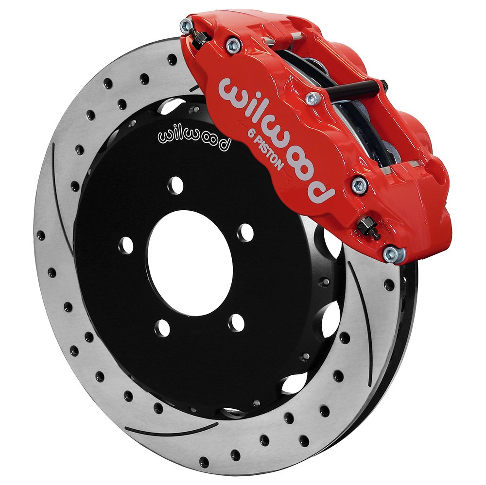 WILWOODBrake Kit Front Honda Civic 13+ Drilled Red