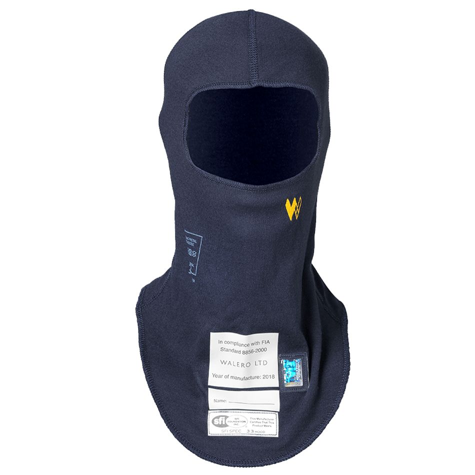 WALERO Head Sock Small SFI 3.3 & FIA Petrol Blue