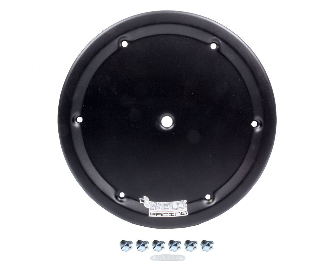 WELD RACINGReplacement Mud Cover New Style 6-Hole Black