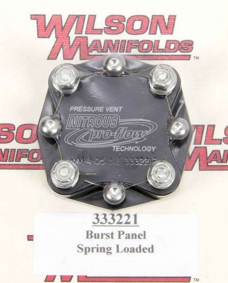 WILSON MANIFOLDSManifold Pressure Relief Valve