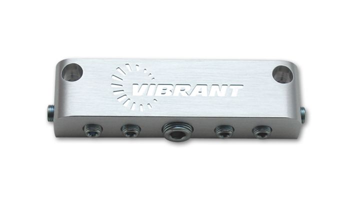 VIBRANT PERFORMANCE Aluminum Vacuum Manifold Anodized Silver