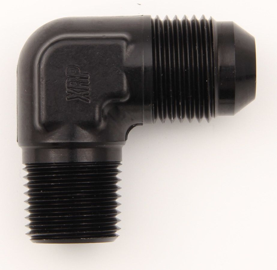 XRP-XTREME RACING PROD.Elbow 90 X #8 Flare X 1/2 NPT Black